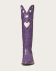 The Heart Boot Purple and Bone - CITY Boots