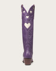 The Heart Boot Purple and Bone - CITY Boots