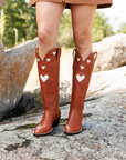 Latigo & Bone Heart Boot