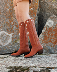 Latigo & Bone Heart Boot