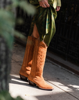 The Houston Boot Brown Suede