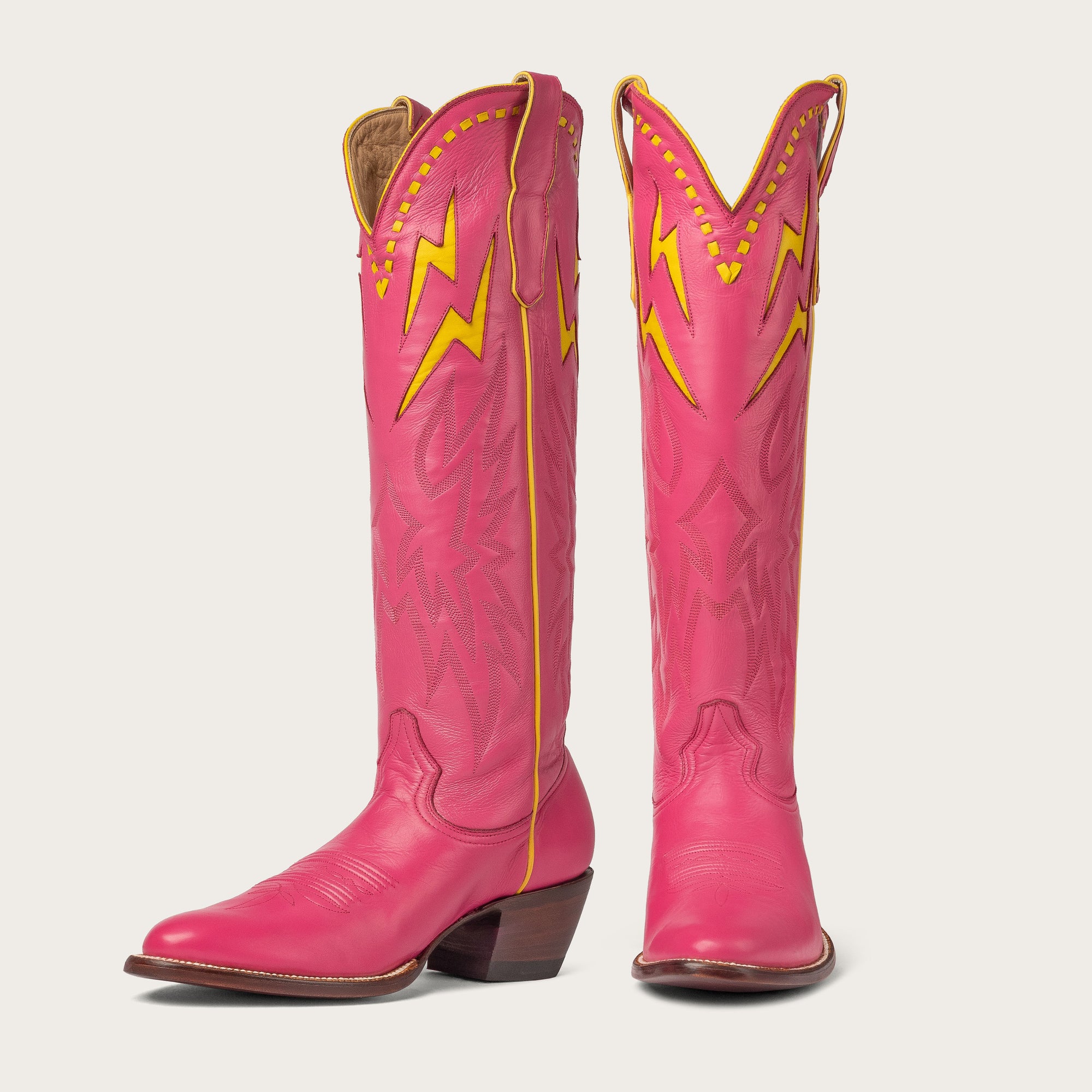 Magenta/Sun Lightning Bolt - CITY Boots