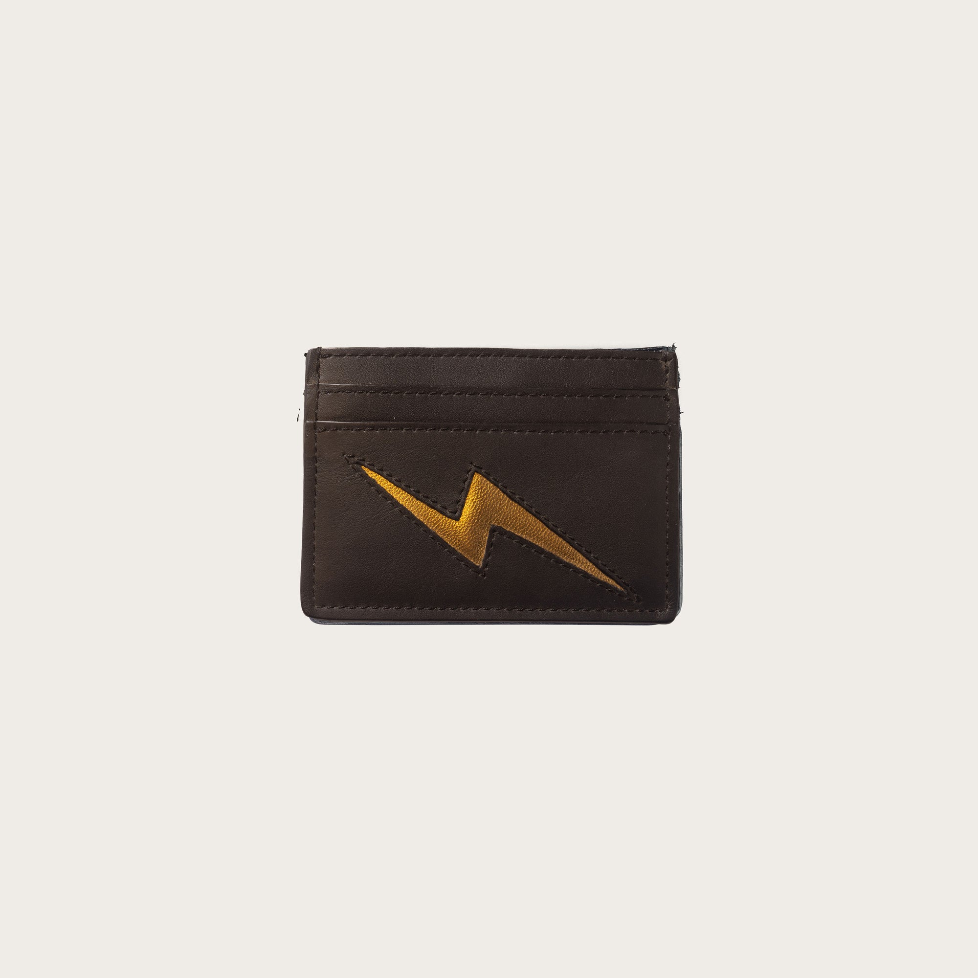 Black and Gold Lightning Bolt Wallet