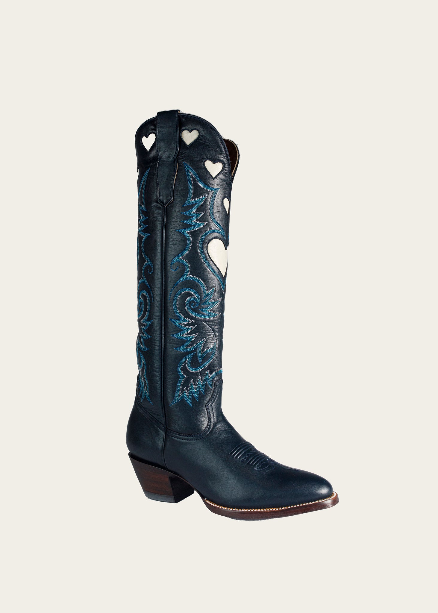 Navy Heart Boot Limited Edition - CITY Boots