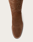 Chestnut Suede & Bone Heart Boot Limited Edition - CITY Boots