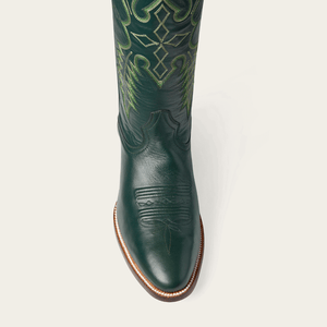 CITY Boots The Chadbourne Military Green Cowboy Boots - CITY Boots