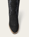 CITY Boots The North Side Black Suede Cowboy Boots - CITY Boots