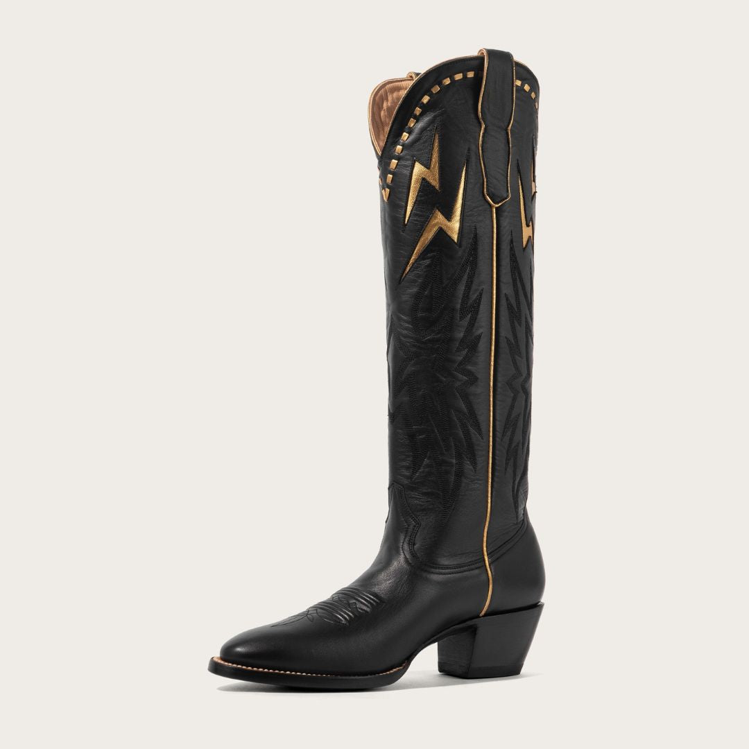 Black/Gold Lightning Boot Limited Edition - CITY Boots