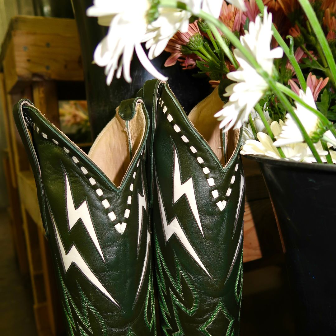 Green/Bone Lightning Boot Limited Edition - CITY Boots