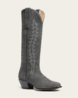 CITY Boots The Vickery Gray Suede Cowboy Boots - CITY Boots