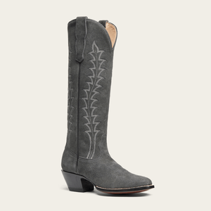 CITY Boots The Vickery Gray Suede Cowboy Boots - CITY Boots