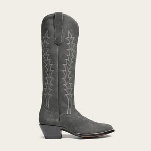 CITY Boots The Vickery Gray Suede Cowboy Boots - CITY Boots