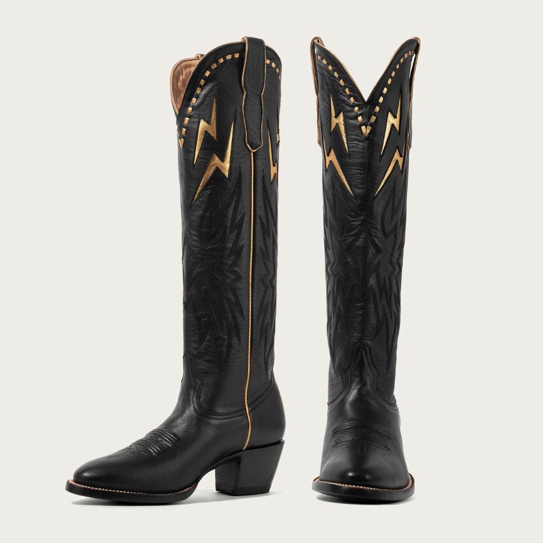 Black/Gold Lightning Boot Limited Edition - CITY Boots