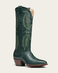 CITY Boots The Chadbourne Military Green Cowboy Boots - CITY Boots