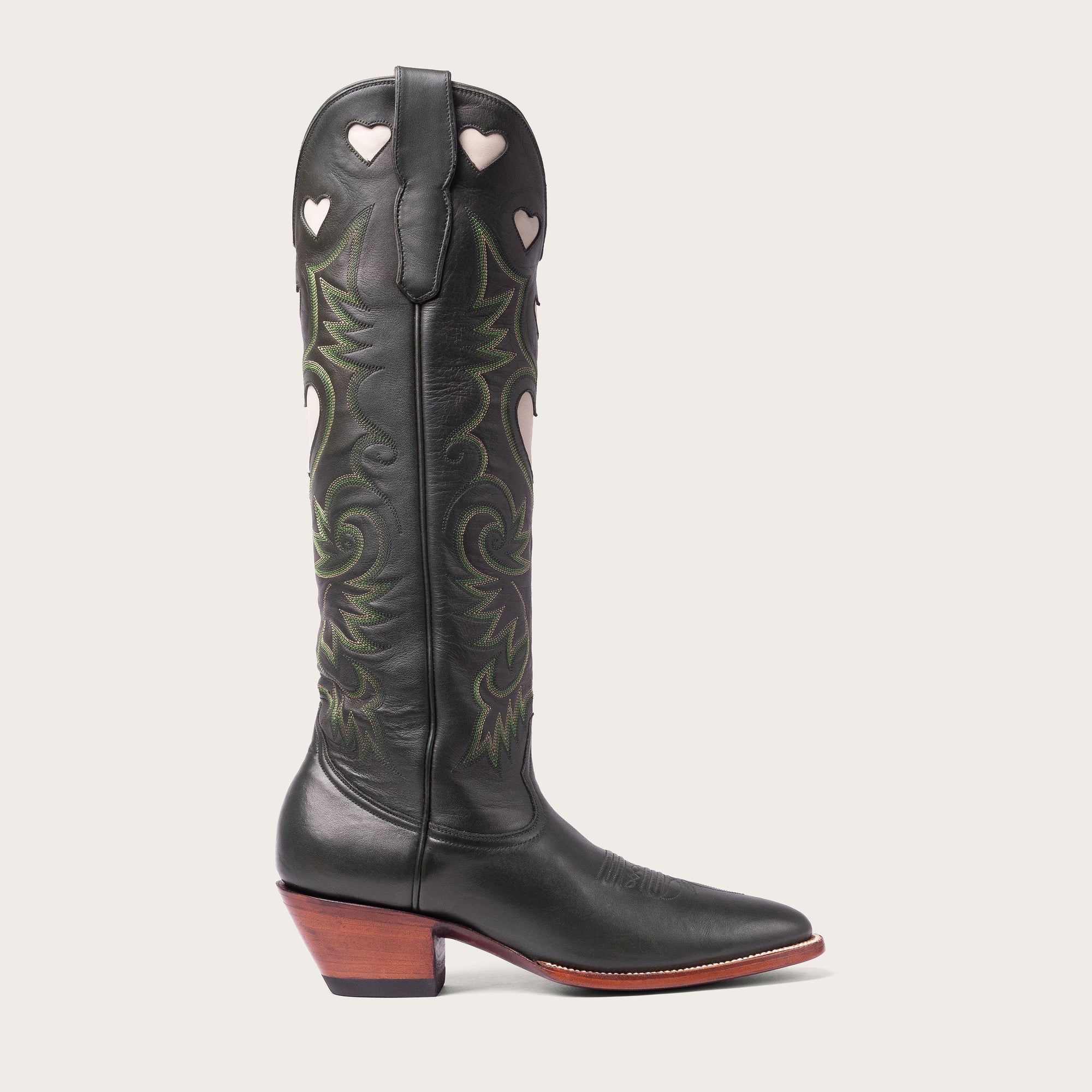 Green &amp; Bone Heart Boot Limited Edition - CITY Boots