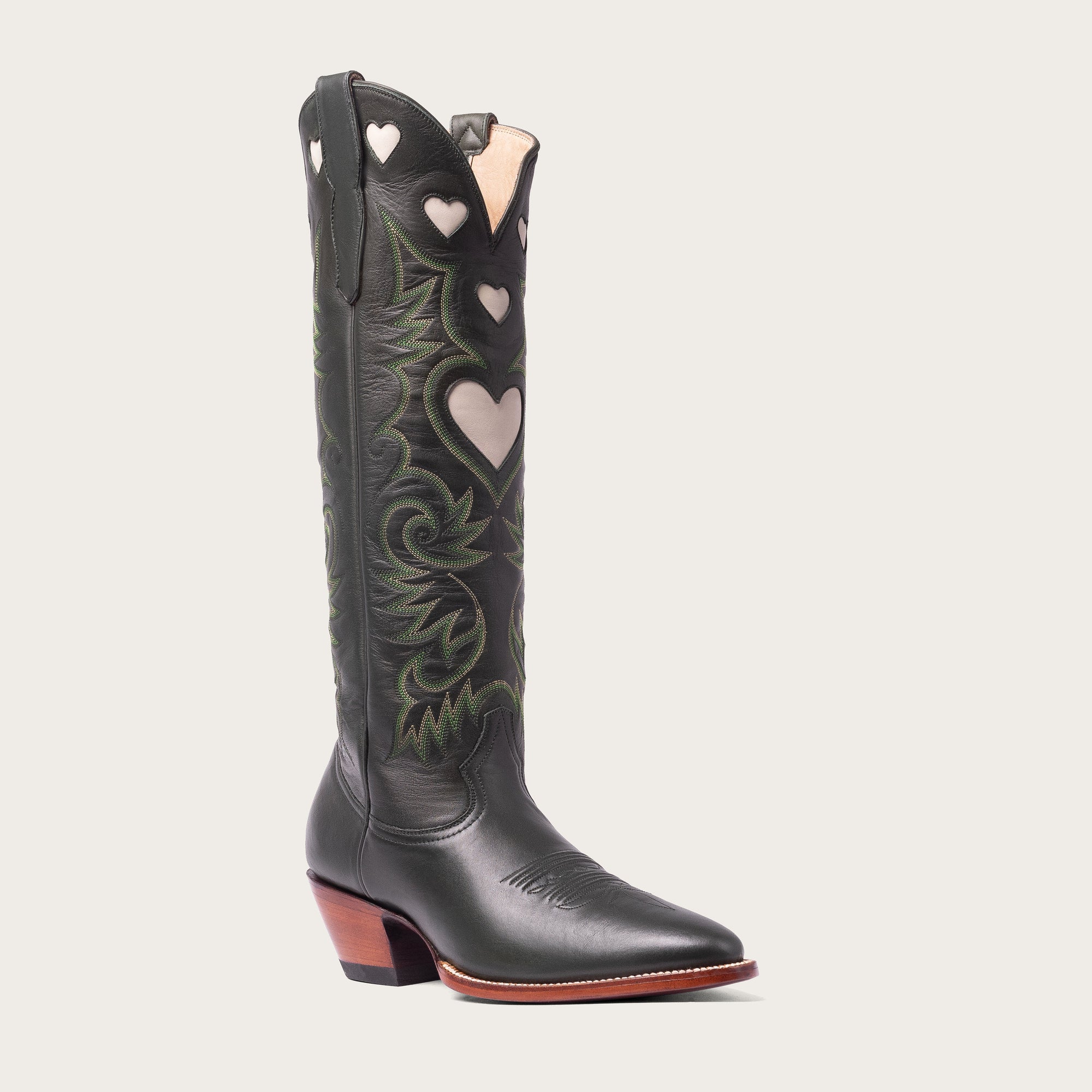 Green &amp; Bone Heart Boot Limited Edition - CITY Boots