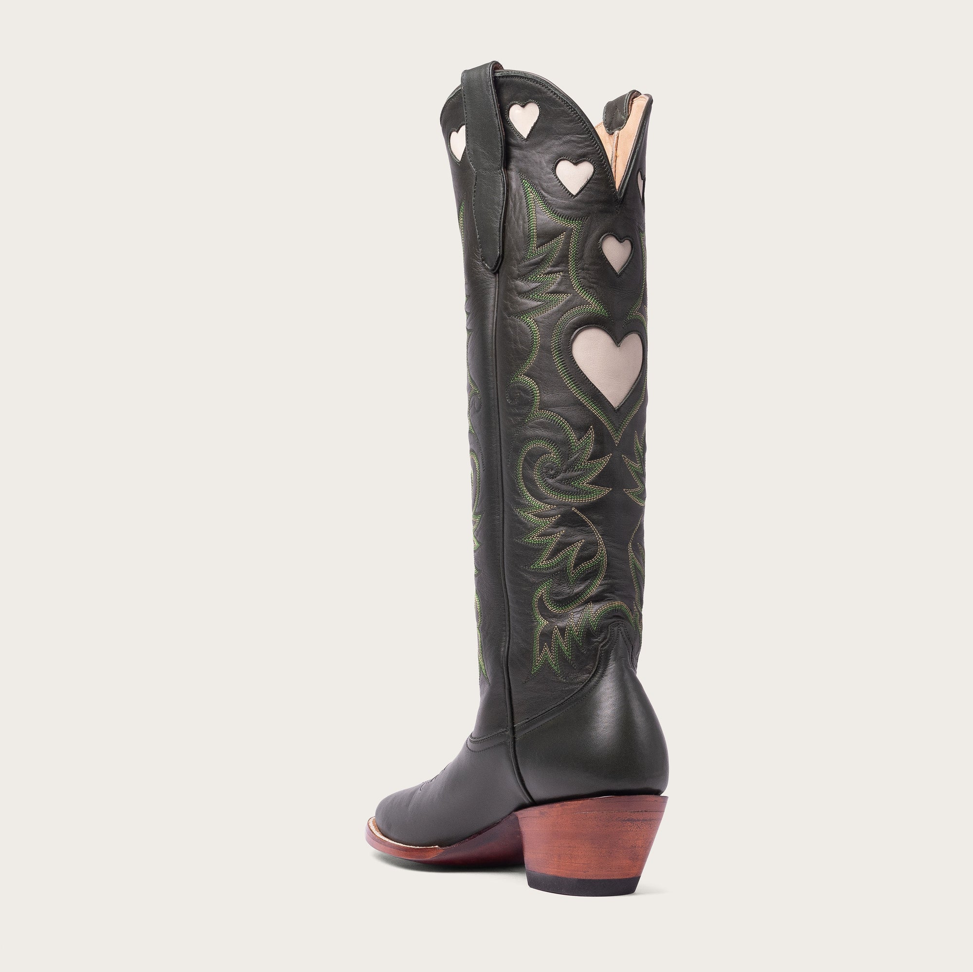 Green &amp; Bone Heart Boot Limited Edition - CITY Boots