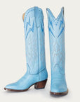 Powder Blue Lightning Boot Pair