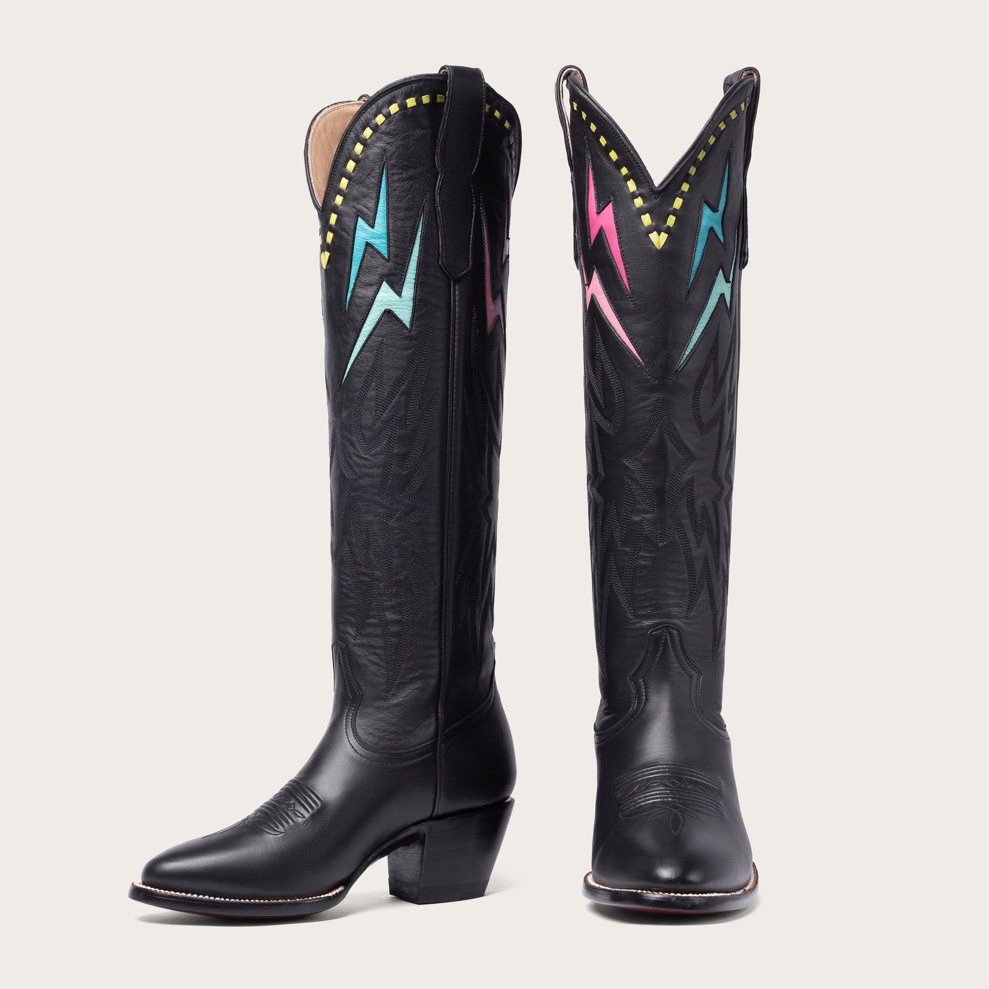 Black/Rainbow Lightning Boot Limited Edition - CITY Boots