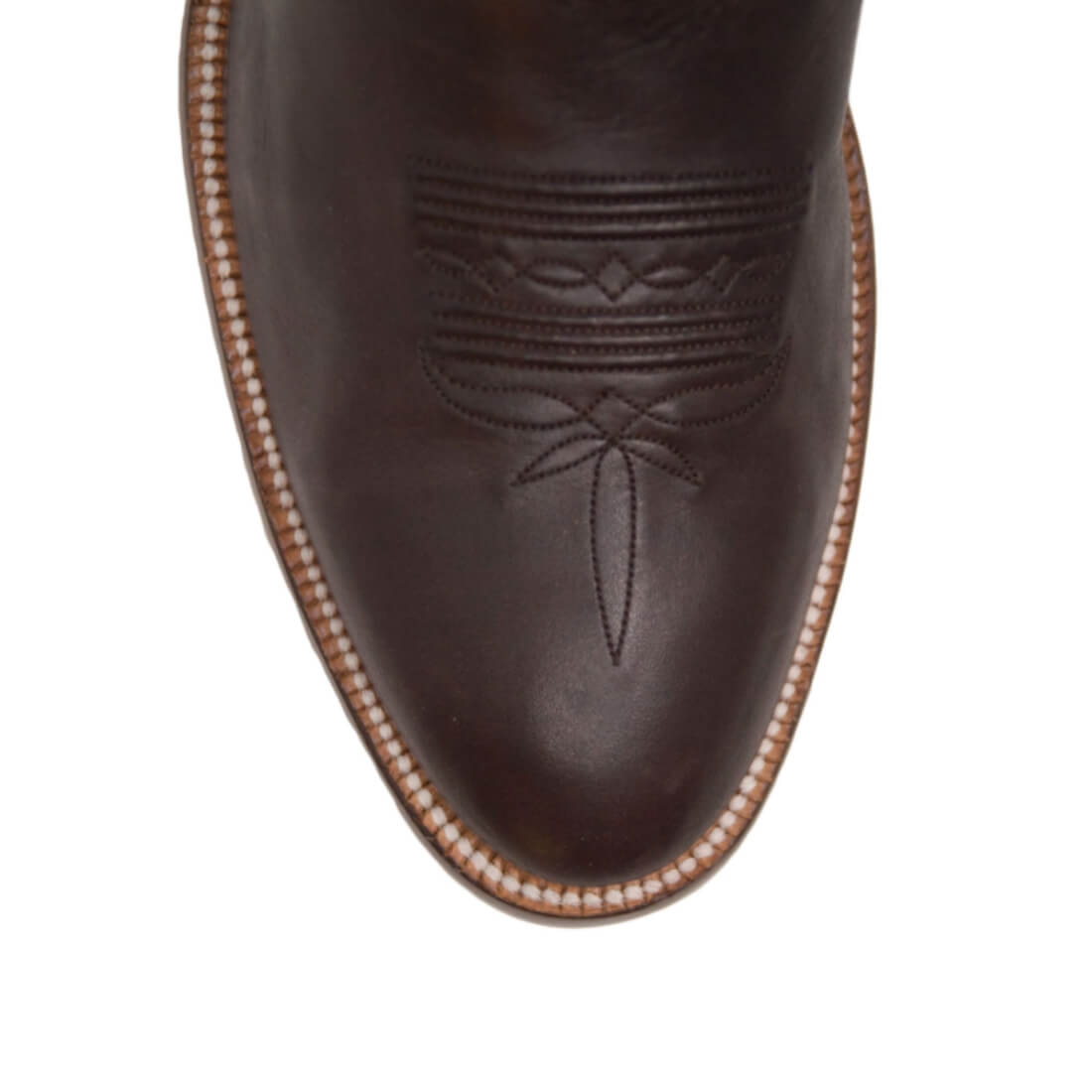 CITY Boots The Taylor Men's Brown Leather Cowboy Boots 